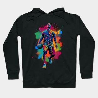 Basketball Player Illustration Hoodie